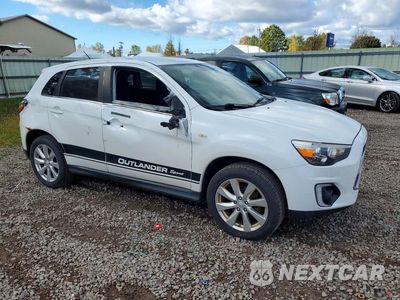 Czwarte zdjęcie samochodu z boku: 2015 MITSUBISHI OUTLANDER SPORT SE VIN:4A4AR4AU1FE012763 - miniatura