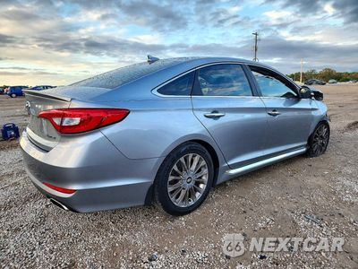 Trzecie zdjęcie samochodu z tyłu: 2015 HYUNDAI SONATA LIMITED VIN:5NPE34AF0FH200671 - miniatura