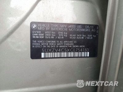 Zdjęcie 13 z 13 samochodu: 2012 BMW X5 XDRIVE35I VIN:5UXZV4C5XCL754130 - miniatura