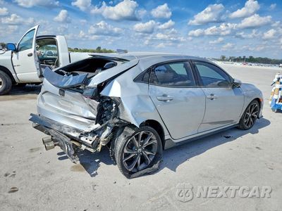 Trzecie zdjęcie samochodu z tyłu: 2019 HONDA CIVIC SPORT TOURING VIN:SHHFK7H94KU203153 - miniatura