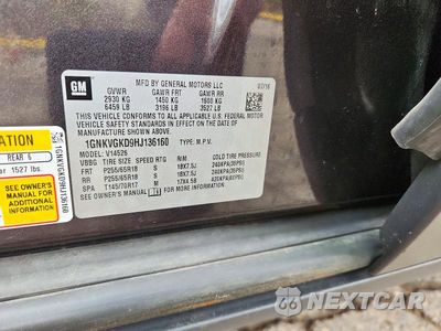 Zdjęcie 13 z 13 samochodu: 2017 CHEVROLET TRAVERSE LT VIN:1GNKVGKD9HJ136160 - miniatura