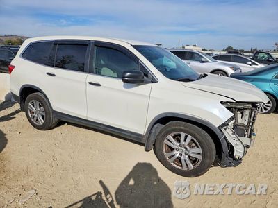 Czwarte zdjęcie samochodu z boku: 2016 HONDA PILOT LX VIN:5FNYF5H12GB031015 - miniatura