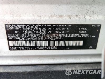 Zdjęcie 13 z 13 samochodu: 2019 TOYOTA RAV4 LE VIN:2T3F1RFV7KC046407 - miniatura