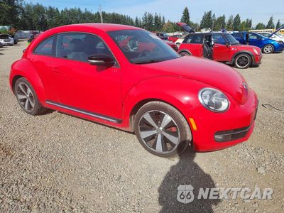 Czwarte zdjęcie samochodu z boku: 2012 VOLKSWAGEN BEETLE TURBO VIN:3VW467AT2CM646253 - miniatura