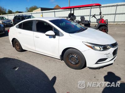 Czwarte zdjęcie samochodu z boku: 2018 CHEVROLET CRUZE LS VIN:1G1BC5SMXJ7153905 - miniatura