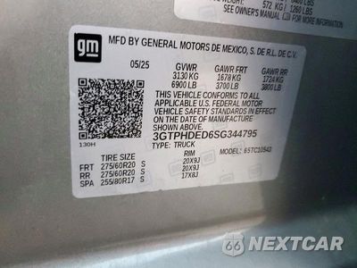 Zdjęcie 12 z 12 samochodu: 2025 GMC SIERRA C1500 SLT VIN:3GTPHDED6SG344795 - miniatura