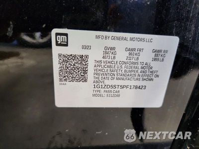 Zdjęcie 12 z 12 samochodu: 2023 CHEVROLET MALIBU LT VIN:1G1ZD5ST5PF178423 - miniatura