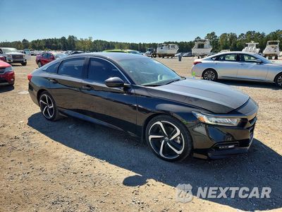 Czwarte zdjęcie samochodu z boku: 2019 HONDA ACCORD SPORT VIN:1HGCV1F37KA121872 - miniatura