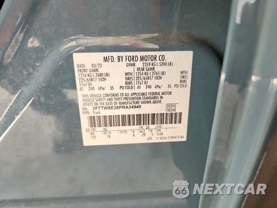 Zdjęcie 13 z 13 samochodu: 2023 FORD MAVERICK XL VIN:3FTTW8E38PRA34940 - miniatura