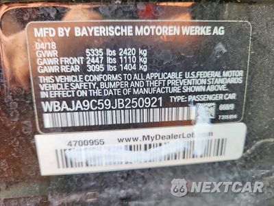 Zdjęcie 12 z 12 samochodu: 2018 BMW 530E VIN:WBAJA9C59JB250921 - miniatura
