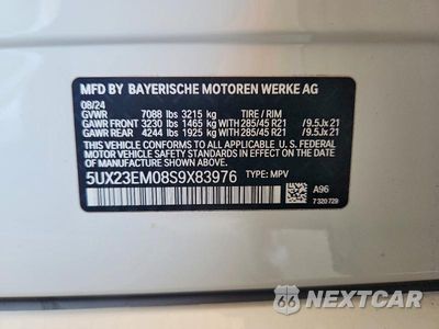 Zdjęcie 14 z 14 samochodu: 2025 BMW X7 XDRIVE40I VIN:5UX23EM08S9X83976 - miniatura