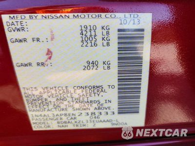 Zdjęcie 12 z 12 samochodu: 2014 NISSAN ALTIMA 2.5 SL VIN:1N4AL3AP8EN238333 - miniatura