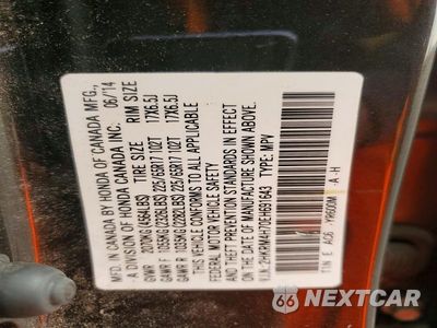 Zdjęcie 13 z 13 samochodu: 2014 HONDA CR-V EXL VIN:2HKRM4H70EH691643 - miniatura