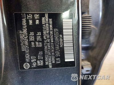 Zdjęcie 12 z 12 samochodu: 2021 HYUNDAI ELANTRA SEL VIN:5NPLN4AG5MH035739 - miniatura