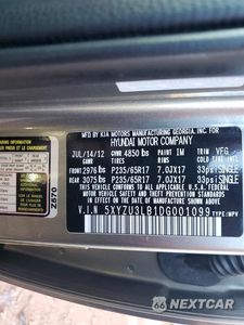 Zdjęcie 14 z 14 samochodu: 2013 HYUNDAI SANTA FE SPORT 2.4L VIN:5XYZU3LB1DG001099 - miniatura