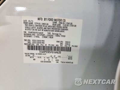 Zdjęcie 12 z 12 samochodu: 2015 FORD TAURUS SEL VIN:1FAHP2E85FG164620 - miniatura
