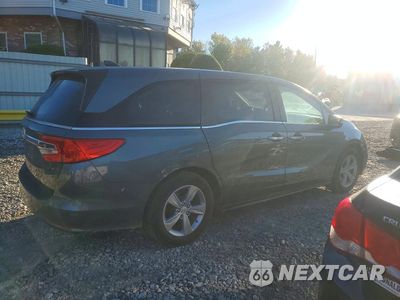 Trzecie zdjęcie samochodu z tyłu: 2018 HONDA ODYSSEY EXL VIN:5FNRL6H74JB062409 - miniatura