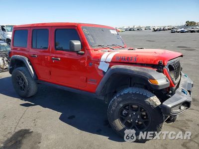 Czwarte zdjęcie samochodu z boku: 2024 JEEP WRANGLER 4XE VIN:1C4RJXN61RW122595 - miniatura