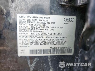 Zdjęcie 13 z 13 samochodu: 2022 AUDI Q3 PREMIUM PLUS S LINE 45 VIN:WA1EECF33N1145524 - miniatura