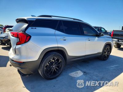 Trzecie zdjęcie samochodu z tyłu: 2021 GMC TERRAIN SLE VIN:3GKALMEV0ML321900 - miniatura