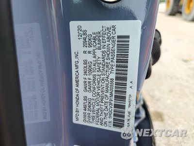 Zdjęcie 12 z 12 samochodu: 2021 HONDA ACCORD TOURING HYBRID VIN:1HGCV3F91MA005568 - miniatura