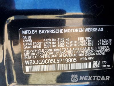 Zdjęcie 13 z 13 samochodu: 2020 BMW X1 XDRIVE28I VIN:WBXJG9C05L5P19805 - miniatura