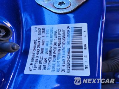 Zdjęcie 12 z 12 samochodu: 2018 HONDA CIVIC EX VIN:2HGFC2F75JH560886 - miniatura