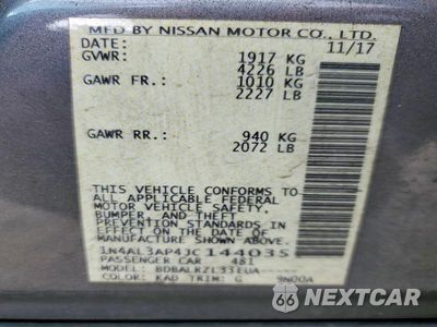 Zdjęcie 13 z 13 samochodu: 2018 NISSAN ALTIMA 2.5 SL VIN:1N4AL3AP4JC144035 - miniatura