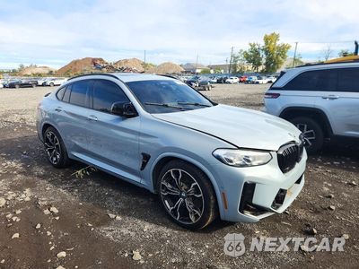Czwarte zdjęcie samochodu z boku: 2022 BMW X4 M VIN:5YM23EC01N9J23387 - miniatura