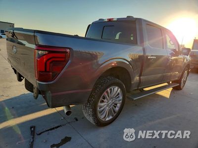 Trzecie zdjęcie samochodu z tyłu: 2024 FORD F150 PLATINUM VIN:1FTFW7LD6RFA31005 - miniatura
