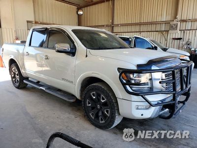 Czwarte zdjęcie samochodu z boku: 2021 NISSAN TITAN PLATINUM RESERVE VIN:1N6AA1ED5MN516895 - miniatura