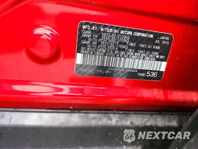 Zdjęcie 13 z 13 samochodu: 2020 MITSUBISHI ECLIPSE CROSS SE VIN:JA4AT5AA3LZ005624 - miniatura