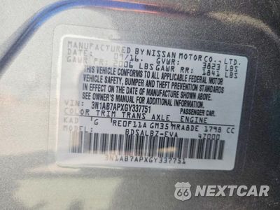 Zdjęcie 13 z 13 samochodu: 2016 NISSAN SENTRA S VIN:3N1AB7APXGY337751 - miniatura