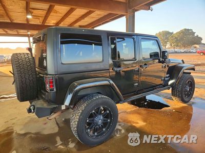 Trzecie zdjęcie samochodu z tyłu: 2013 JEEP WRANGLER UNLIMITED SAHARA VIN:1C4HJWEG6DL627217 - miniatura