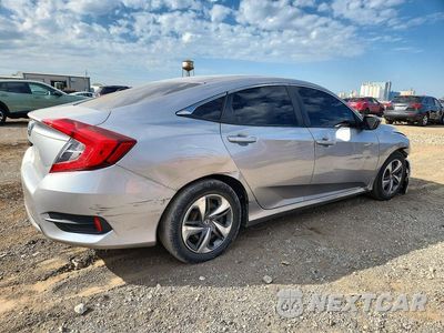 Trzecie zdjęcie samochodu z tyłu: 2019 HONDA CIVIC LX VIN:2HGFC2F64KH550181 - miniatura