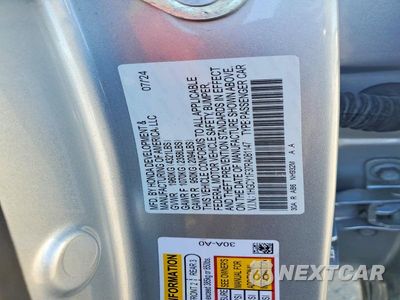 Zdjęcie 12 z 12 samochodu: 2024 HONDA ACCORD EX VIN:1HGCY1F37RA081147 - miniatura