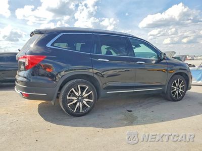 Trzecie zdjęcie samochodu z tyłu: 2021 HONDA PILOT TOURING VIN:5FNYF6H68MB006519 - miniatura