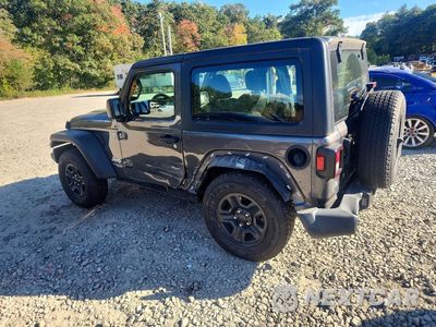 Drugie zdjęcie samochodu z przodu: 2021 JEEP WRANGLER SPORT VIN:1C4HJXAG6MW541836 - miniatura