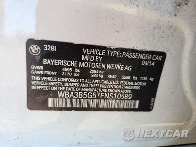 Zdjęcie 12 z 12 samochodu: 2014 BMW 328 XI SULEV VIN:WBA3B5G57ENS10589 - miniatura