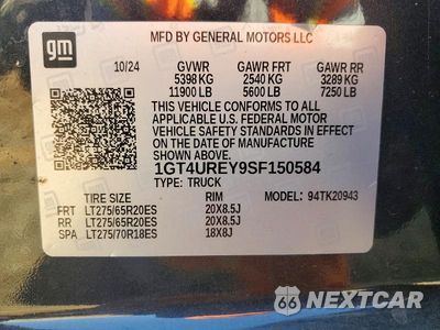 Zdjęcie 13 z 13 samochodu: 2025 GMC SIERRA K2500 DENALI VIN:1GT4UREY9SF150584 - miniatura