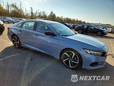 Czwarte zdjęcie samochodu z boku: 2022 HONDA ACCORD HYBRID SPORT VIN:1HGCV3F24NA027326 - miniatura
