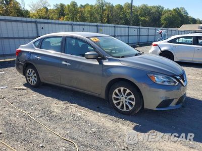 Czwarte zdjęcie samochodu z boku: 2019 NISSAN SENTRA SV VIN:3N1AB7AP3KY339978 - miniatura