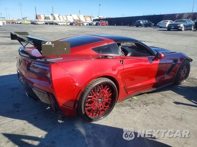 Trzecie zdjęcie samochodu z tyłu: 2015 CHEVROLET CORVETTE Z06 3LZ VIN:1G1YU2D60F5605531 - miniatura