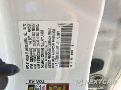 Zdjęcie 13 z 13 samochodu: 2013 HONDA CR-V LX VIN:5J6RM4H31DL015140 - miniatura
