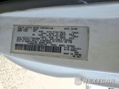 Zdjęcie 12 z 12 samochodu: 1990 TOYOTA PICKUP 1/2 TON SHORT WHEELBASE VIN:JT4RN81R4L5062769 - miniatura