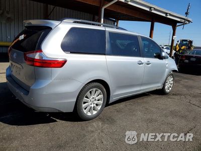 Trzecie zdjęcie samochodu z tyłu: 2015 TOYOTA SIENNA XLE 7-PASSENGER VIN:5TDDK3DC3FS099212 - miniatura