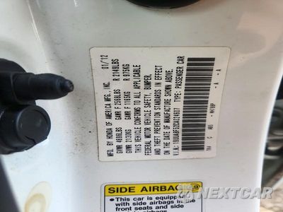 Zdjęcie 12 z 12 samochodu: 2012 ACURA TL VIN:19UUA8F52CA024607 - miniatura