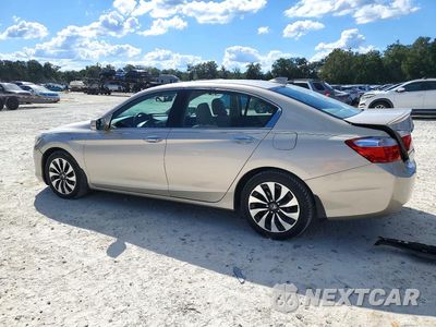 Drugie zdjęcie samochodu z przodu: 2015 HONDA ACCORD HYBRID EXL VIN:1HGCR6F53FA014312 - miniatura