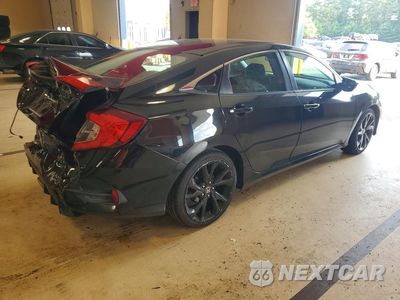 Trzecie zdjęcie samochodu z tyłu: 2019 HONDA CIVIC SPORT VIN:2HGFC2F81KH586220 - miniatura
