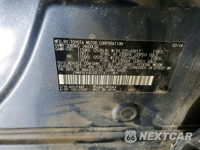 Zdjęcie 14 z 14 samochodu: 2014 TOYOTA RAV4 XLE VIN:JTMRFREV4ED061074 - miniatura
